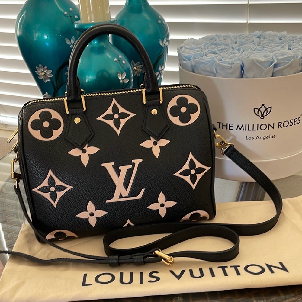 Louis Vuitton Bicolor Speedy 25 Bandoulière Bag